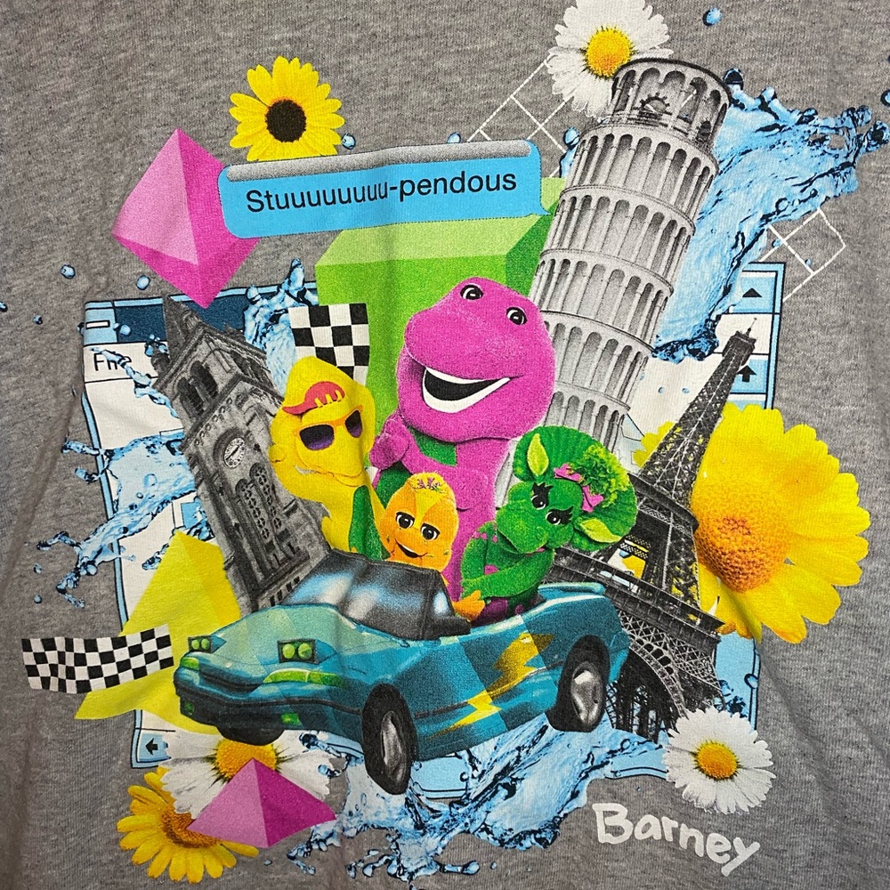 2017 Mattel Barney Long Sleeve Shirt